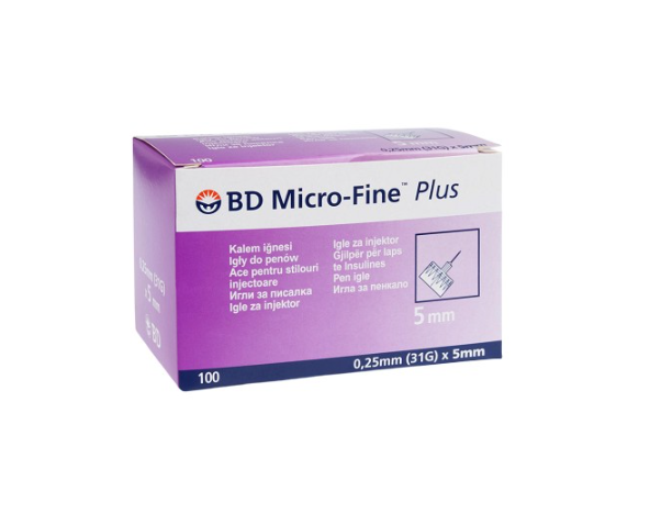 Ac de stilou MICRO - FINE BD 30G 0.3x8mm 100pcs